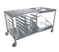 product of GSW USA DN-TBL Premium Donut Table, 34"W X 66"L X 36"H