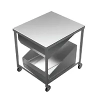 product of GSW USA DN-TBLS-N Donut Glazing Table, 34"W X 29"L X 35"H, Glazing Dipper