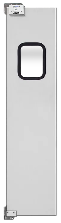 product of GSW USA DR-SS3682 Traffic Door, Single Panel, 36"W x 84"H, Stainless Steel, 9" x 14" Acrylic Window