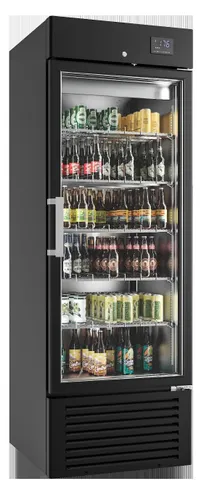 product of Infrico USA IMD-SPC501B Beer Refrigerator, 17.65 cu ft, 20"-36" Black, Steel Interior, Locked Door