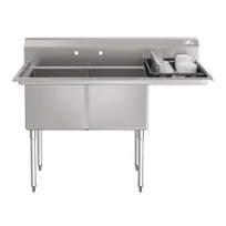 product of Koolmore KM-SB181814-18R3 Commercial Sink, (2) Compartment, 56"W