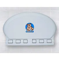 product of Koala KB208-01 Baby Changing Station, 34" W x 21" H x 4" D, Oval, Wall-Mounted, Grey, Polypropylene