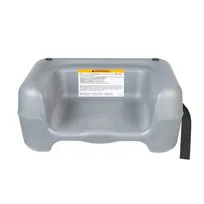 product of Koala KB854-01S Booster Seat, 15-1/2"W x 12-1/4"D x 7-7/8"H, Dual Heights, Dark Grey, High Density Polyethylene