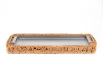 product of Mibrasa GLC445 Llauna, 17-1/2"W X 9-1/5"D, Stainless Steel with Cork Sup