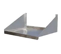 product of Serv-Ware SSMS2424-CWP 24"W x 24"D x 9-3/4"H Wall Mount Microwave Shelf, 18/304 Stainless Steel