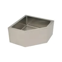 product of Eagle Group F2424-12-CNR 27" Corner Mop Sink, 24"W x 24"L x 12"D Bowl - Flush Edge