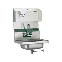 product of Eagle Group HSA-10-FLDP-1X 19" Wall Mounted Hand Sink w/Faucet, Soap & Towel Dispenser / flyer