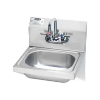 product of Krowne HS-10 15" Wall Mounted Hand Sink with Faucet - 20 gauge