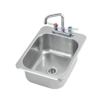 product of Krowne HS-1317 13" Drop-In Hand Sink with Faucet - 20 gauge / no Backsplash