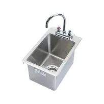 product of Krowne HS-1419 12" Drop In Hand Sink with Faucet - 20 gauge / no Backsplash