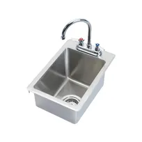 product of Krowne HS-1425 12" Drop In Hand Sink with Faucet - 20 gauge / no Backsplash