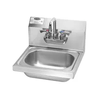 product of Krowne HS-22 15" Wall Mounted Hand Sink with Faucet - 20 gauge