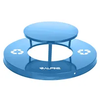 product of Alpine Industries ALP479-38-A-BLU Rain Bonnet Lid For Outdoor 38 Gallon Waste Receptacle, Blue