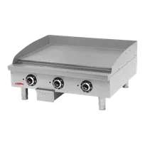 product of BakeMax BMPLS7IE040 48" Countertop Electric Griddle with Thermostatic Controls