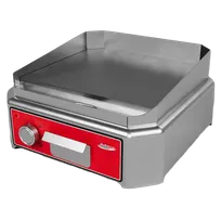 product of BakeMax BMSIE010 Mini Griddle, 15.9" W x 17.5" D x 9.64" H, Steel, 122-572°F, 2,500 W 208V, CE/cETLus
