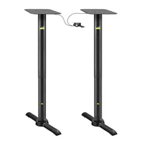 product of FLAT Tech CT2067 KT22 Adjustable Height Cast Iron Restaurant Table Base, 22" End Base, 3" Pneumatic Column