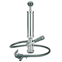 product of Micro Matic 7509E900 Party Pump 8" Chrome Lever Handle, Aluminum Housing, Tap Tower Part