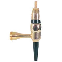 product of Micro Matic JESF-3 Stout & Ale Faucet, Brass-Plated, Steel Body & Aluminum Housing, 8" Spout