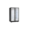 product of Omcan USA 48383 - 48" Merchandiser Refrigerator, 35.5 cu ft, Black Steel, Glass Doors, LED, Defrost