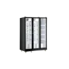 product of Omcan USA 48384 - 60" Three-Section Glass Door Merchandiser, 42.4 cu ft, Black Steel, Auto Defrost