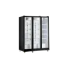 product of Omcan USA 48385 - 71" Three-Section Merchandiser Refrigerator, 53 cu ft, Black Steel, 115V 8.9A, LED