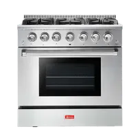 product of Omcan USA 48595 (Ce-Cn-3618U) Commercial Range, Natural Gas, 36" W