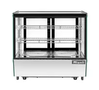 product of Migali C-42CTS-28 Refrigerated Countertop Display Case, 27" Width, 4.2 Cu Ft, Glass Doors, LED, R290