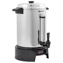 product of Adcraft CUA55 Coffee Urn – 55‑Cup 7‑8 qt Silver Aluminum, 13.5×12.9×17.8", 1500 W 120 V, Auto Temp