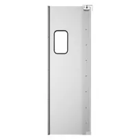product of Koolmore KM-SWD30 Traffic Door, Aluminum, Single Panel, 28"W x 84"H, Self-Closing Swing Door