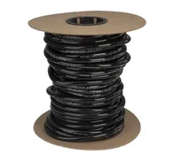 product of Micro Matic 548B1200 1/4" I.D. Black Vinyl Hose - 100' Spool