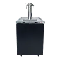 product of Micro Matic MDD23W-E-B Black 25" Wine Cooler, 8.4 cu ft, Stainless Top, Triple Faucet, R134a