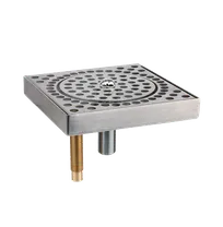product of Micro Matic MM-5821 Glass Rinser, Counter Mount, 6-3/8"W X 6-3/8"D X 3/4"H