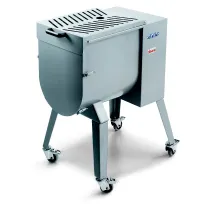 product of SIRMAN 40803616F IP 50 M Electric Meat Mixer, 105 lb Capacity, Stainless Steel, 1.15 HP, 220V/850W, Safety Interlock, Floor Model
