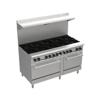 product of BakeMax BAS60O 60" Gas Restaurant Range, (2) Standard Ovens