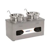 product of Nemco 6120A-ICL-220 Countertop Food Pan Warmer w/ 4-Qt., Adjustable Thermostat, 2 Wells