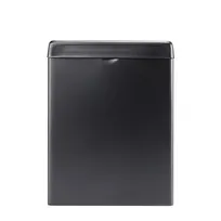 product of Alpine Industries ALP451-SSB-BLK Napkin Receptacle, Wall-Mount, 7-1/2"W x 5"D x 10"H, Steel Black