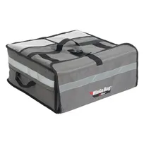 product of Winco BGPZ-1909 Medium 19" x 19" x 9" Gray Insulated Polyester WinGo Premium Pizza Bag