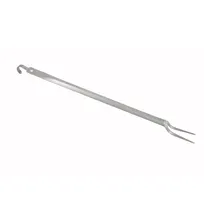 product of Winco BHKF-21 Stainless Steel 21" Basting Fork with Hang Hook - Heavy Duty