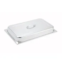 product of Winco C-DCF Dome Cover, Full Size, with Handle, Stainless Steel