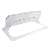 product of Winco C-DPF1 Full-Size Polycarbonate Flip-Open Display Dome Flip Cover