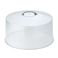 product of Winco CKS-13C Cake Stand Cover, 12" Dia., Round, Plastic