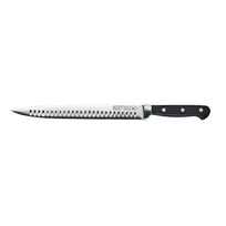 product of Winco KFP-101 Acero Stainless Steel Slicer Knife w/ Granton Edge & Black Handle