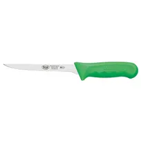 product of Winco KWP-61G Stäl 6" High Carbon Stainless Steel Narrow Boning Knife w/ Green Handle