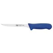product of Winco KWP-61U Stäl 6" High Carbon Stainless Steel Narrow Boning Knife w/ Blue Handle