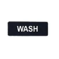 product of Winco SGN-318 Wash Sign - Black and White, 9" x 3"