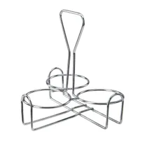 product of Winco WH-4 3 Ring Condiment Jar Holder