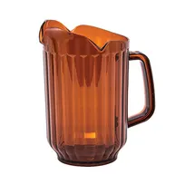 product of Winco WPCT-60A 60 oz. Amber Polycarbonate 3-Spout Water Pitcher