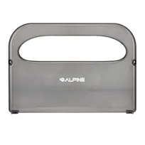 product of Alpine Industries ALP453 Toilet Seat Cover Dispenser, Black Plastic, Janitorial Disposable