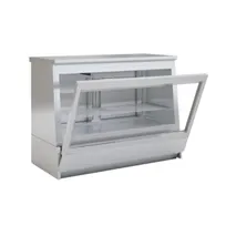product of Infrico USA IDC-VC2010 Low Profile 22 cu ft Refrigerated Display Case, Stainless Steel, Lighting, 1/3 HP R290