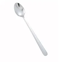 product of Winco 0002-02 8" Windsor Iced Tea Spoon, 18/0 Stainless Steel, Vibro Finish, 7-8" Length - 1 Dozen